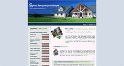 Desktop Screenshot of homerenovationestimate.com